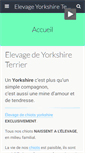 Mobile Screenshot of elevage-yorkshire.org