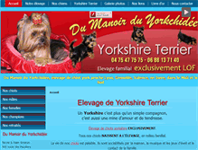 Tablet Screenshot of elevage-yorkshire.org